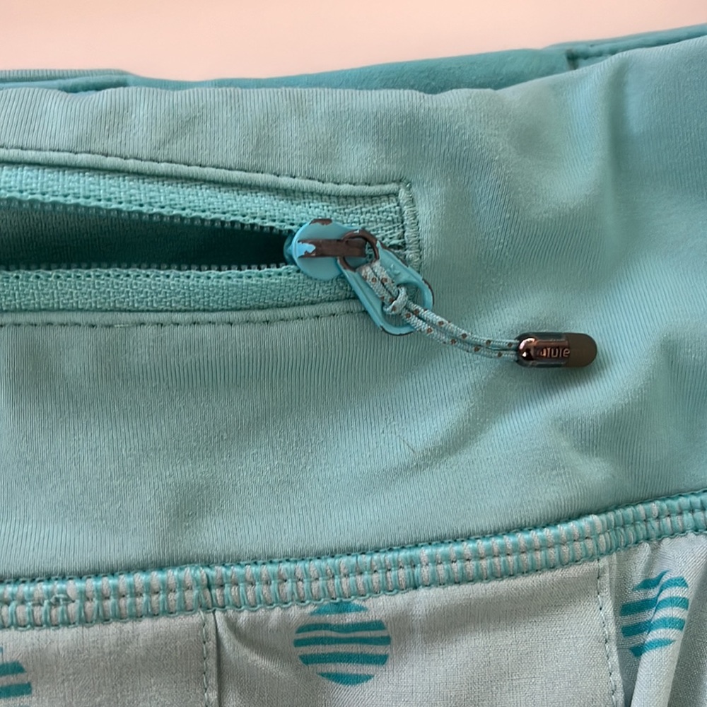 Lululemon Pace Setter Skirt Stripe Dot Angel Blue - Picture 7 of 11